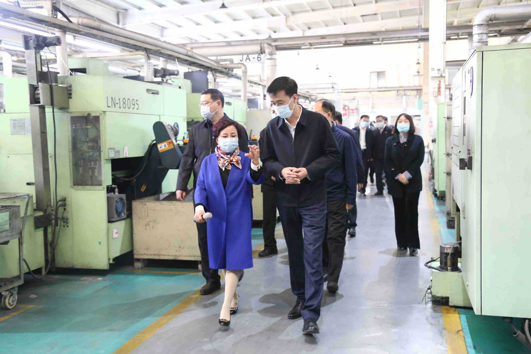 濱州市委副書記、市長(zhǎng)李春田蒞臨BYA調(diào)研指導(dǎo)工作